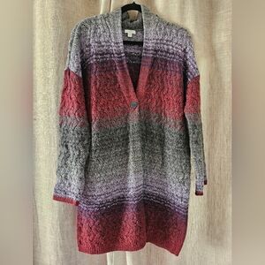 JJill Multi-colored Cardigan Small